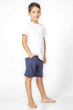 חולצת טריקו בייסיק לבנה לילדים