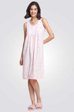 TEHABAD - כותונת בצבע ורוד עתיק והדפס פרפרים - MASHBIR//365