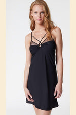 ETAM - כותונת בשילוב טול ZERRE בצבע שחור - MASHBIR//365