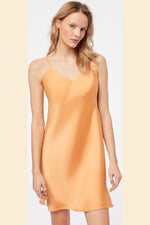 ETAM - כותונת סאטן CLAIRETTE בצבע כתום בהיר - MASHBIR//365