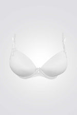 GO UNDER - חזיה פוש אפ birds of paradaise חלק בצבע קרם - MASHBIR//365