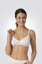 SLOGGI - חזייה ללא עצם 24/7 Cotton N בצבע לבן - MASHBIR//365