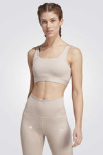 ADIDAS - חזיית אימון TRAIN LS BRA בצבע ורוד בהיר - MASHBIR//365