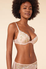 ETAM - חזיית פוש אפ מעוטרת רקמה BONHEUR ניוד - MASHBIR//365