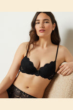 ETAM - חזיית פוש אפ SUCCESS שחורה - MASHBIR//365