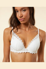 ETAM - חזיית פוש אפ תחרה JADE קרם - MASHBIR//365