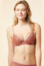 ETAM - חזיית פוש אפ תחרה KARAT כתום אפרסק - MASHBIR//365