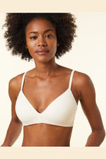 ETAM - חזיית מיקרופייבר ללא ברזל PURE 360 קרם - MASHBIR//365