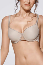 SELENE - חזיית מיקרופייבר ריפוד קל Sara צבע גוף - MASHBIR//365