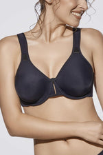 SELENE - חזיית מינימייזר LOREA בצבע שחור - MASHBIR//365