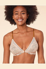 ETAM - חזיית משולשים טול בשילוב תחרה RELAX ניוד - MASHBIR//365