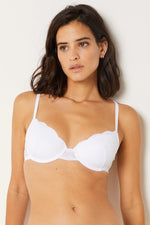 ETAM - חזיית תחרה בריפוד קל IDOLE בצבע לבן - MASHBIR//365