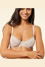 ETAM - חזיית תחרה ללא ריפוד CHERIE CHERIE ורוד פודרה - MASHBIR//365