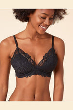 ETAM - חזיית תחרה משולשים ENIGME שחורה - MASHBIR//365