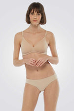 LOVABLE - חזיית כותנה ללא ברזל צבע גוף - MASHBIR//365