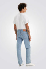 ג'ינס לגברים BUTTON FLY LIGHT STONE WAS 501