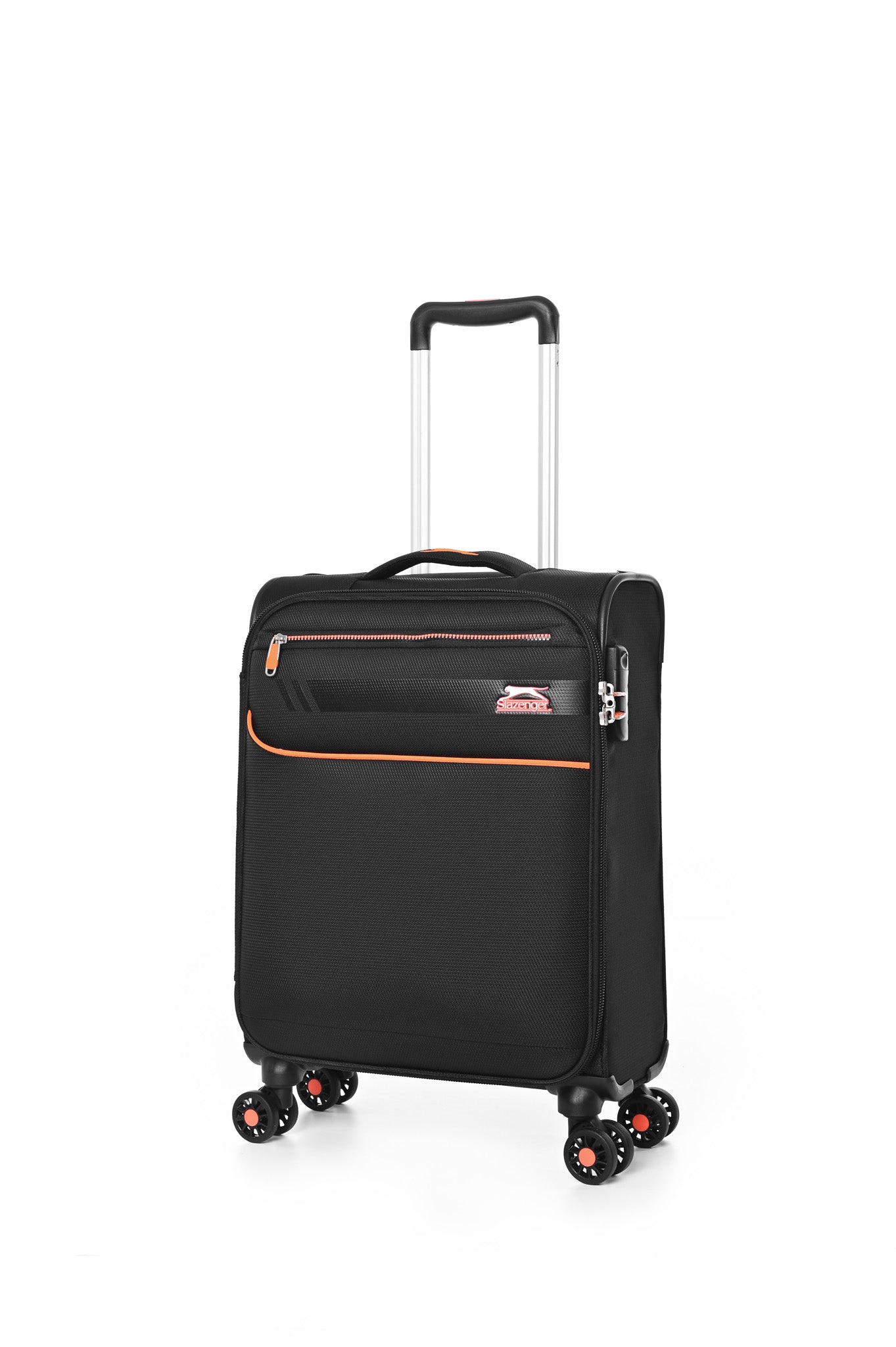 מזוודה טרולי עלייה למטוס ''18.5 דגם BARCELONA בצבע שחור