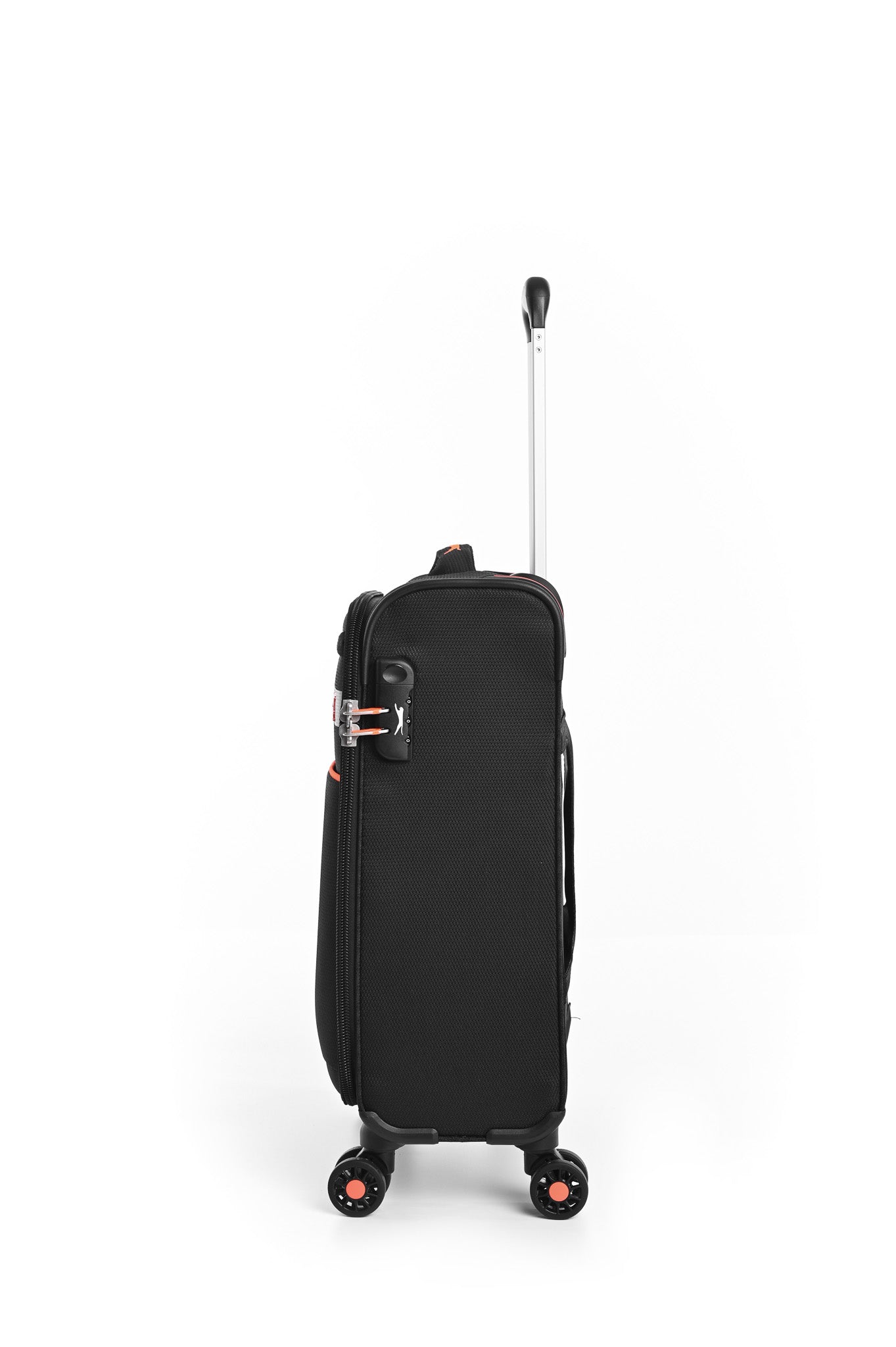 מזוודה טרולי עלייה למטוס ''18.5 דגם BARCELONA בצבע שחור