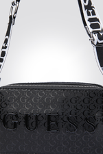 תיק צד קטן דמוי עור לנשים AMANZA בצבע שחור