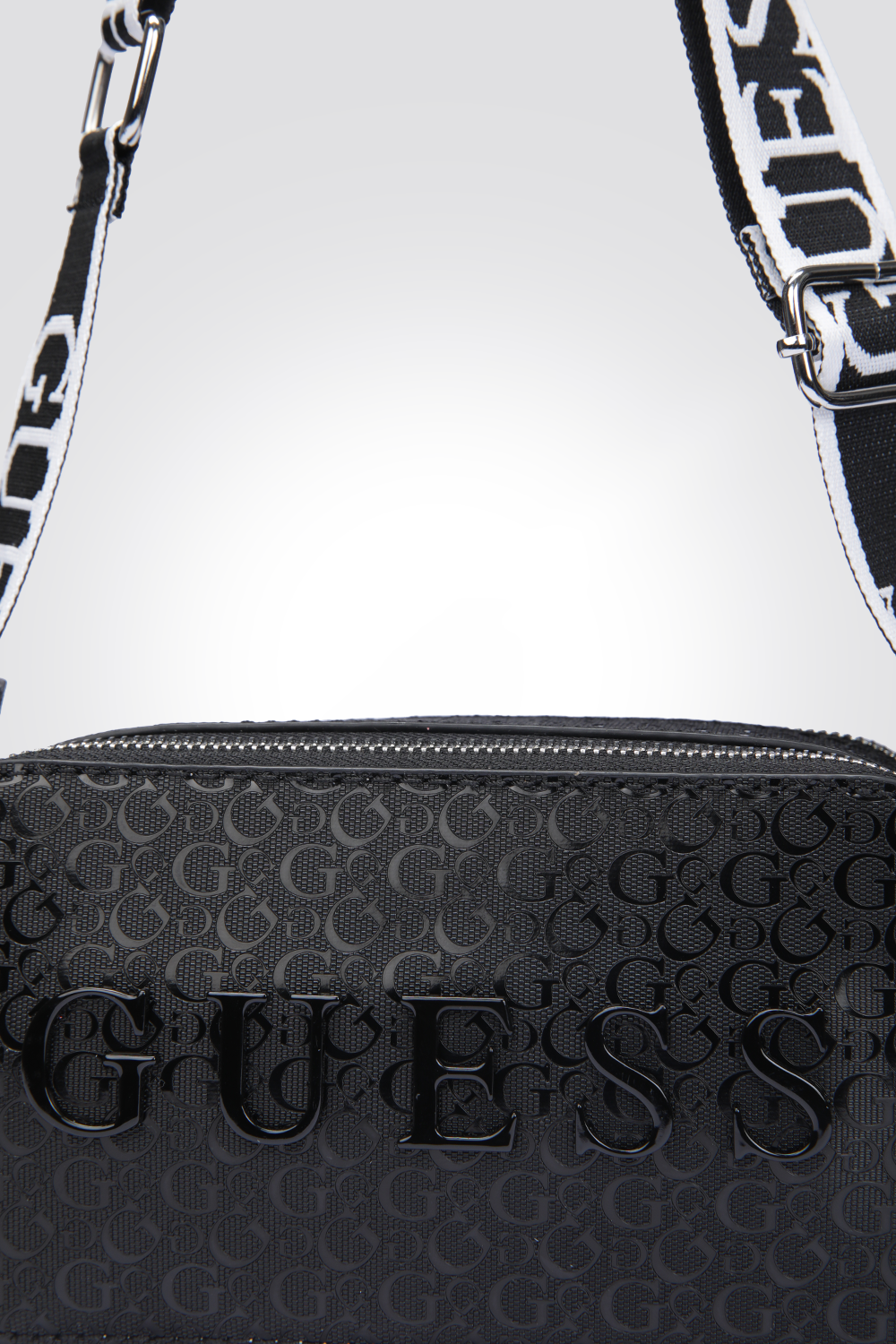 תיק צד קטן דמוי עור לנשים AMANZA בצבע שחור