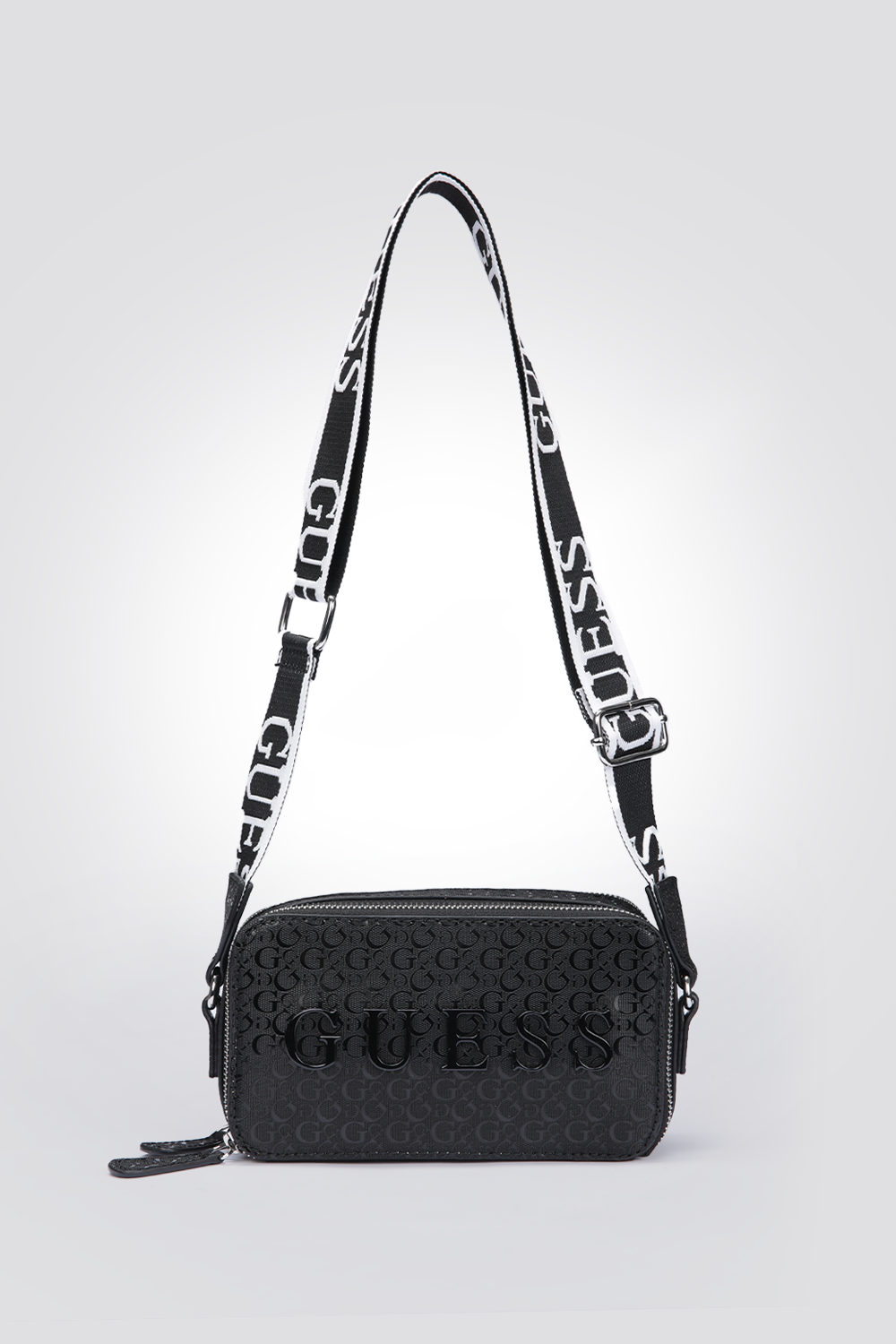 תיק צד קטן דמוי עור לנשים AMANZA בצבע שחור