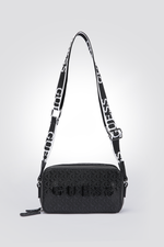 תיק צד קטן דמוי עור לנשים AMANZA בצבע שחור