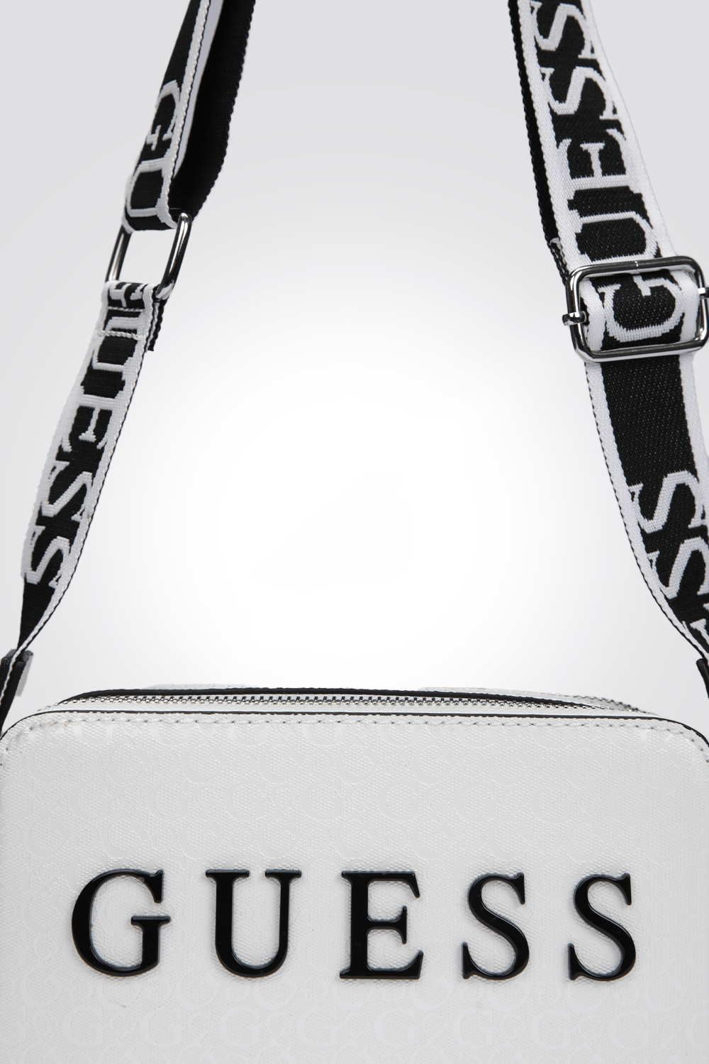 תיק צד קטן דמוי עור לנשים AMANZA בצבע לבן