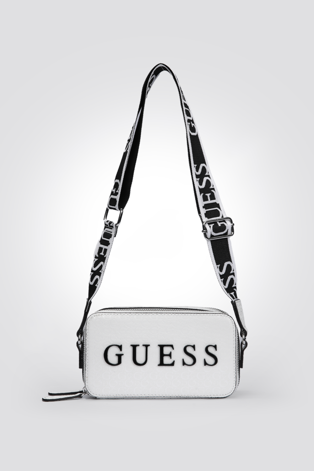 תיק צד קטן דמוי עור לנשים AMANZA בצבע לבן