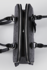 תיק צד דמוי עור לנשים DELPHINE בצבע אפור כהה