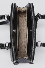 תיק צד דמוי עור לנשים DELPHINE בצבע אפור כהה