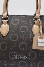 תיק צד דמוי עור לנשים DELPHINE בצבע חום