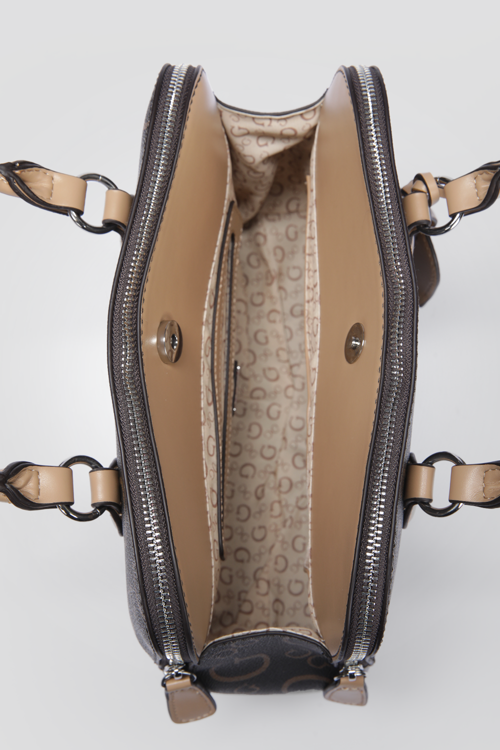 תיק צד דמוי עור לנשים DELPHINE בצבע חום