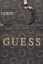 תיק יד Tote דמוי עור לנשים בצבע חום