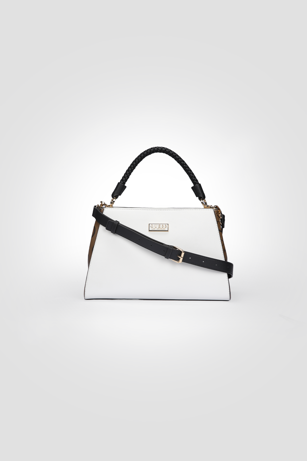 תיק צד דמוי עור לנשים AVERI בצבע לבן