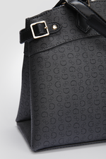 תיק צד קטן דמוי עור לנשים HAYWORTH בצבע אפור כהה