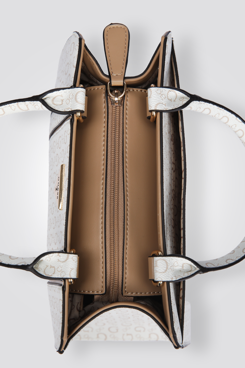 תיק צד דמוי עור לנשים CASSIAN בצבע לבן