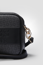 תיק צד דמוי עור לנשים DEVLON בצבע אפור כהה