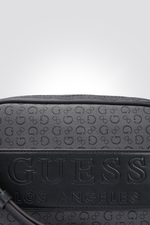 תיק צד דמוי עור לנשים DEVLON בצבע אפור כהה