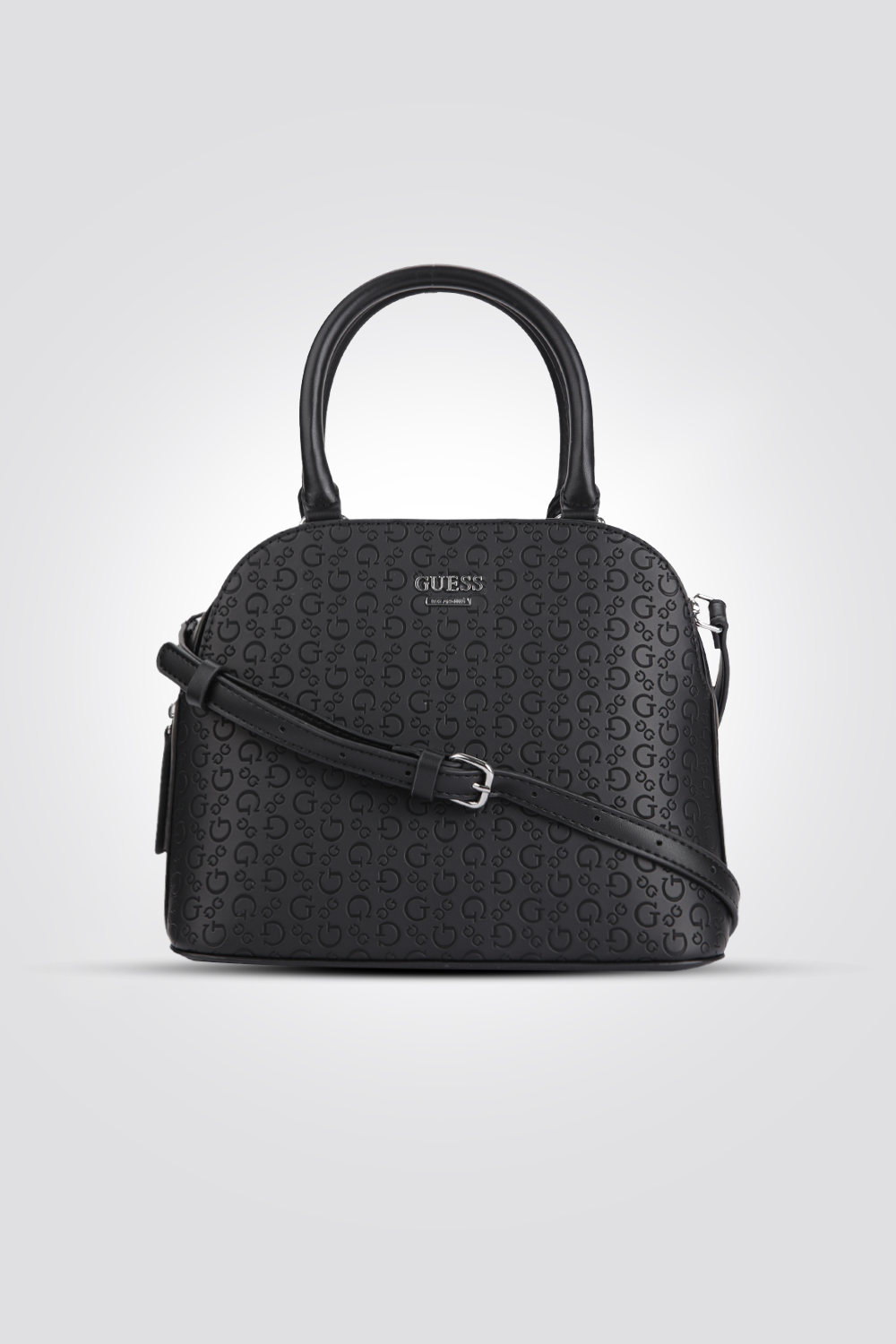 תיק יד לנשים בצבע שחור עם לוגו