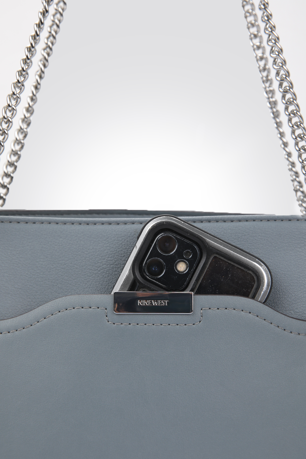 תיק קרוס בצבע אפור