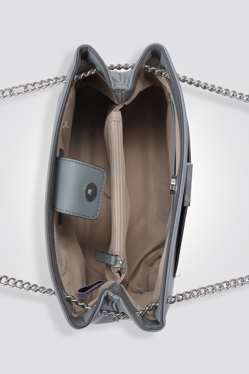 תיק קרוס בצבע אפור