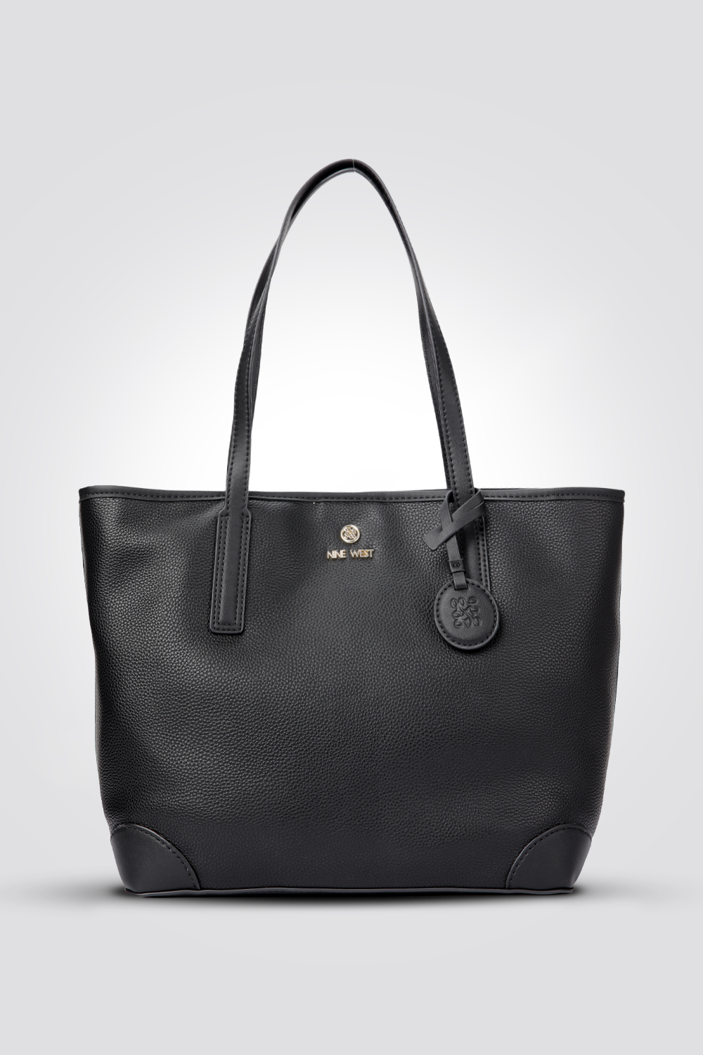 תיק נשיאה גדול עם תיק קטן בצבע שחור