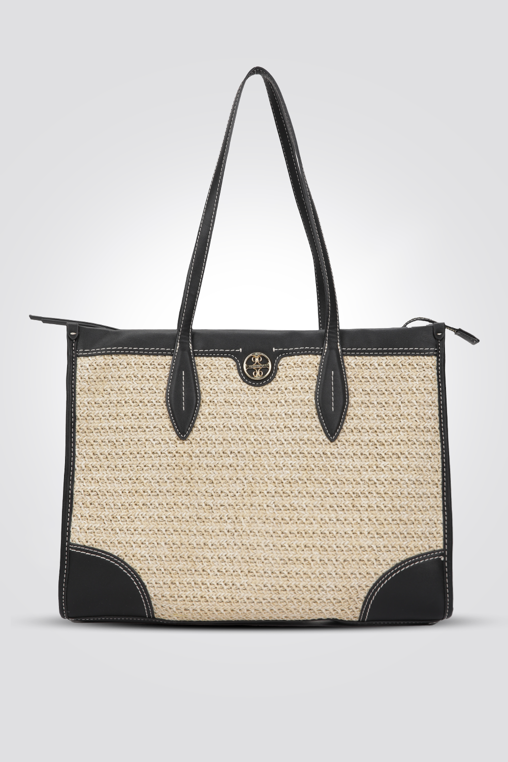 תיק צד דמוי קש לנשים