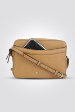 תיק אופנה צד בצבע חום