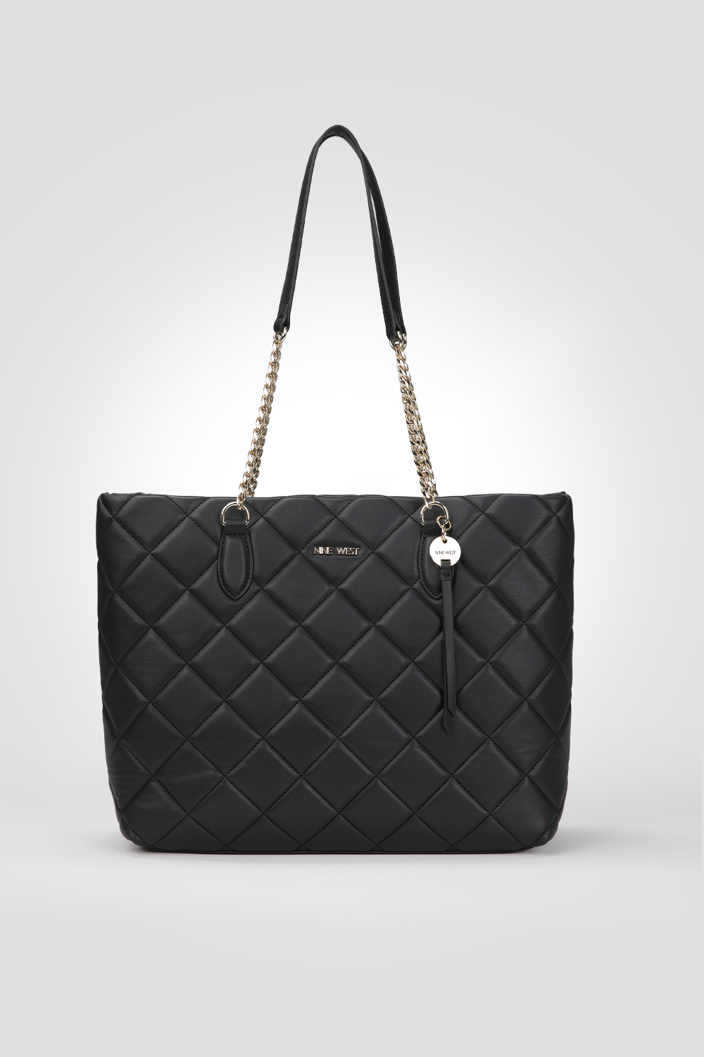 תיק יד מרובע לנשים בצבע שחור