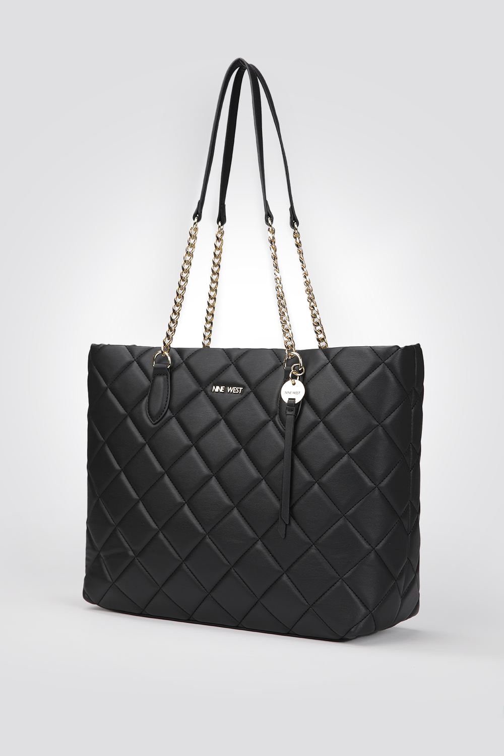 תיק יד מרובע לנשים בצבע שחור