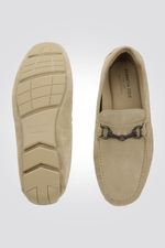 נעל מוקסין לגבר בצבע בז' - MASHBIR//365