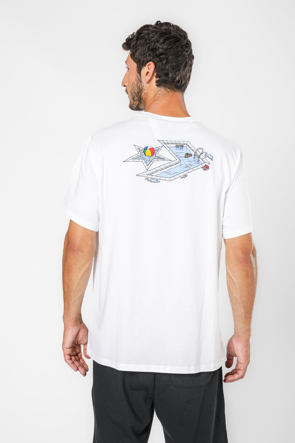 טישירט POOL SIDE STAR CHEV לגברים