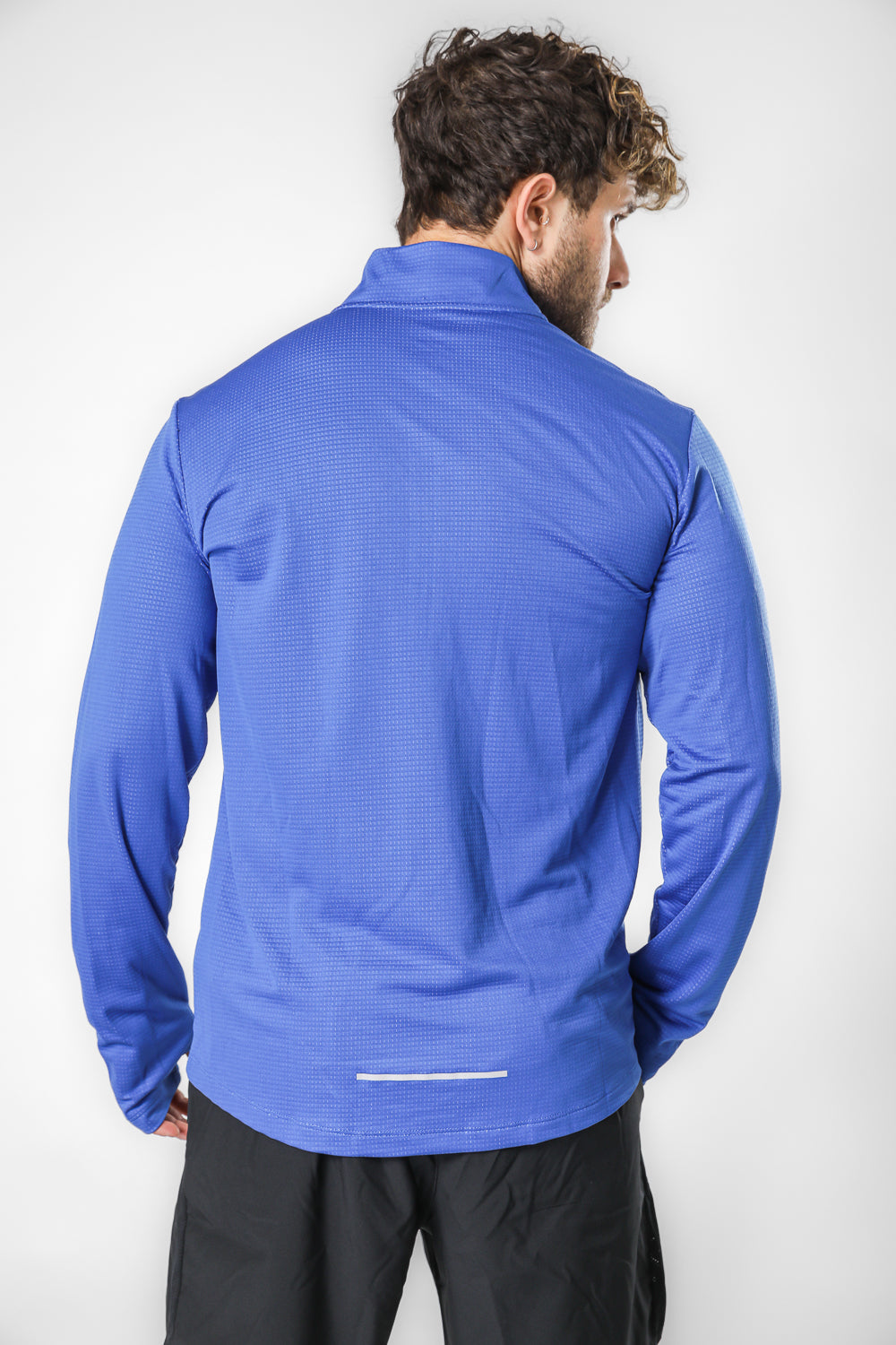 חולצת ריצה לגברים בצבע כחול