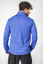 חולצת ריצה לגברים בצבע כחול